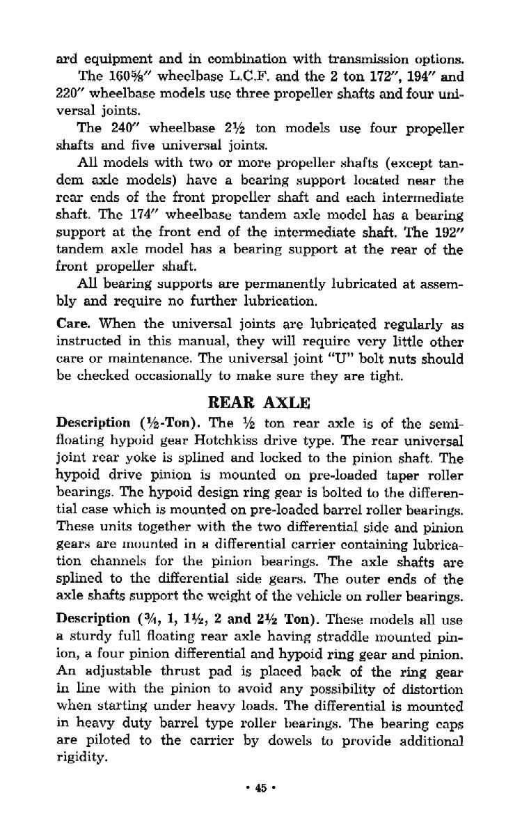 1956 Chevrolet Trucks Operators Manual Page 5
